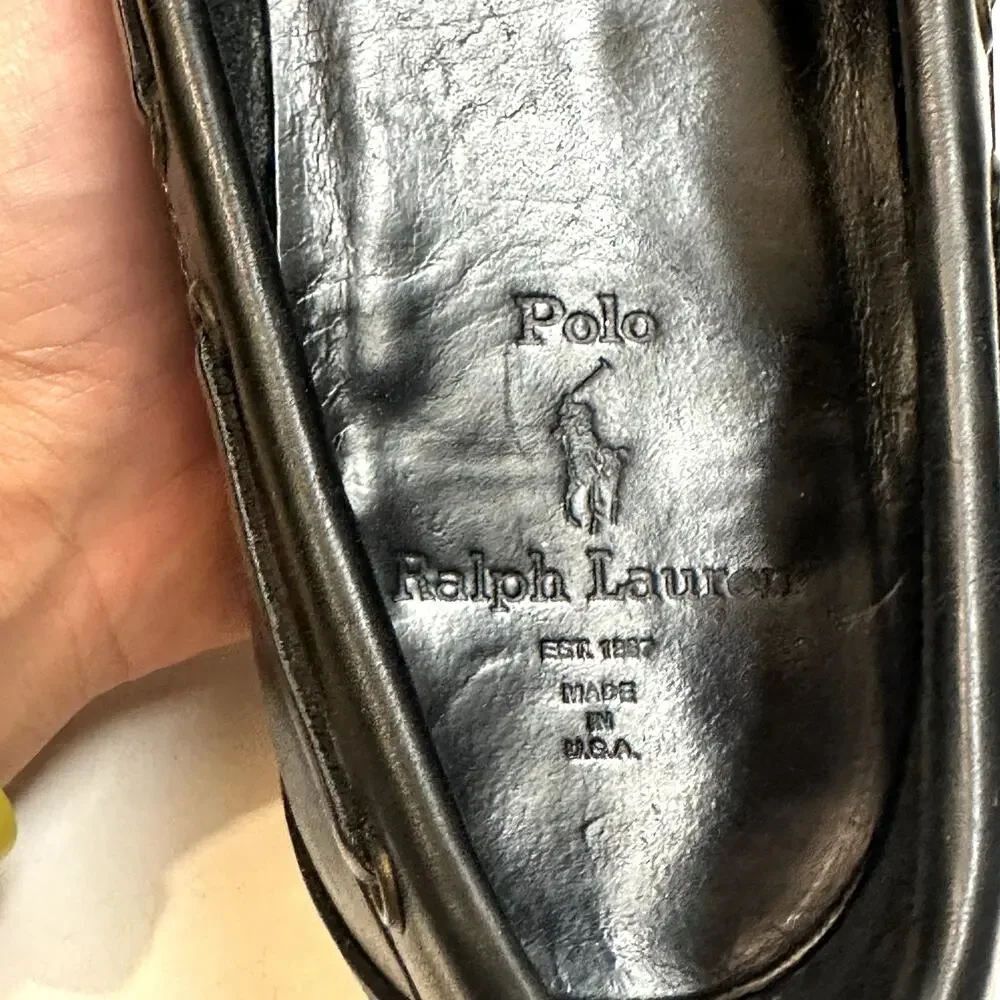 VGUC Rancout & Co. x Polo Ralph Lauren Tassel Loafer Moc Made in Maine USA 11 D